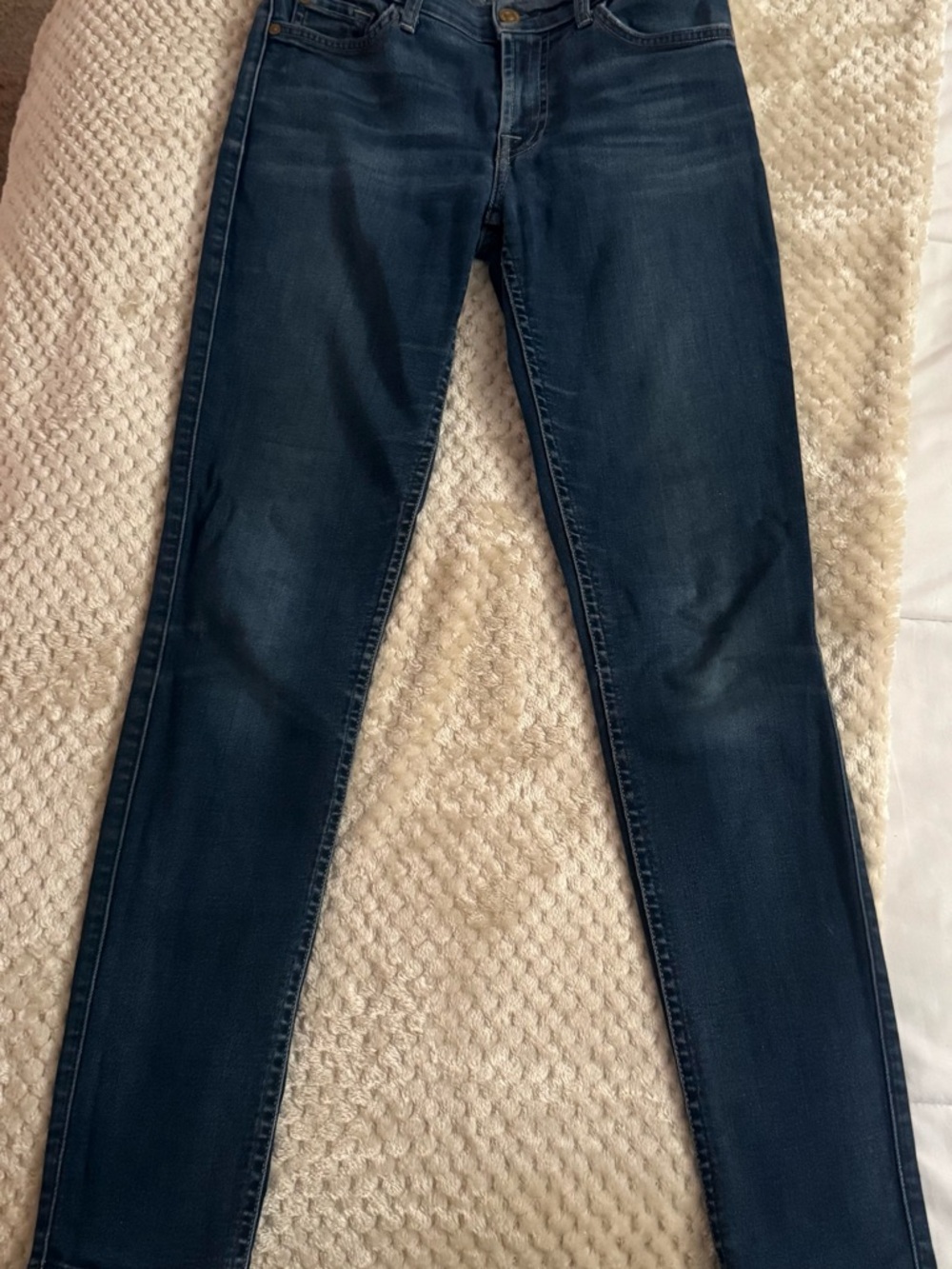 7 For All Mankind The Slim Cigarette Jeans Sz 25 - Picture 9 of 12